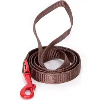 Nobleza Hondenriem - Bruine uitlaatriem - Leiband hond - Riem hond Nylon - Bruin - Maat M - Lengte 120 cm