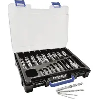 Exact 32286 Metaal Metaal-spiraalboorset 120-delig 1 mm, 1.5 mm, 2 mm, 2.5 mm, 3 mm, 3.5 mm, 4 mm, 4.5 mm, 5 mm, 5.5 mm, 6 mm, 6.5 mm, 7 mm, 8 mm, 8.5 mm, 9
