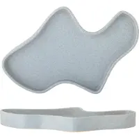 Bloomingville Lakey Dienblad, Blauw, Steengoed