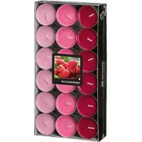 Gala Conpax Geur theelichtjes/waxinelichtjes - Mega pack - 36x - Wild Raspberry aroma - 4,5 branduren