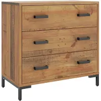vidaXL Kommode, 75x35x70 cm, massief grenenhout