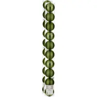 House of Seasons 20x stuks kunststof kerstballen donkergroen 6 cm - Kerstbal
