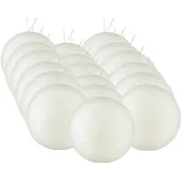 Gerimport 24x stuks kerstballen zilver/wit glitters kunststof 5 cm - Kerstbal
