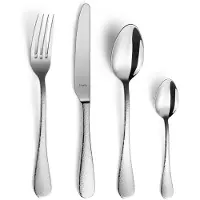 Amefa Sierra - 6 persoons - 24-delige Bestekset - Voor 6 personen - Zilver-Luxe geschenkdoos- Hoogwaardig 18/10 chroomnikkelstaal