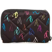 Kurt Geiger London Black Small Multicolor Hearts Wallet