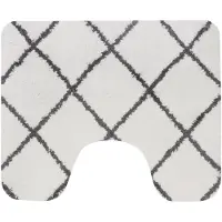 Dutch House Toiletmat Menton - white 50x60cm