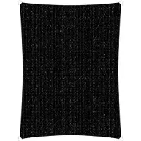 Brandplaza Schaduwdoek Sunfighters rechthoek | Brandplaza kunststof zwart 350x500 cm zonneschermen | NADUVI