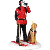 Lemax Vail Village Kerstdorpminiatuur Ski Patrol (ski Patrouille) 4,5 X 5 X 7,8 Cm