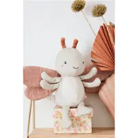 Noukie'S - Knuffel - Small - 25 cm - Libel - veloudoux - Greige , ecru
