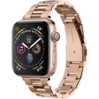 Spigen Modern Fit Apple Watch 1 / 2 / 3 / 4 / 5 / 6 / 7 / 8 / 9 / SE 41MM /40MM /38MM Bandje RVS Roze Goud