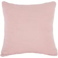 PT Living Sierkussen Zigzag Knitted Cotton Soft Pink