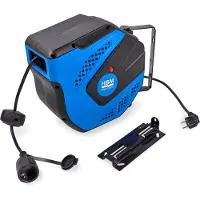 OEM Professionele, automatisch oprolbare haspel met elektrische kabel, 3 x 1,5 mm, IP34, 20 meter, HBM Machines, Nederland