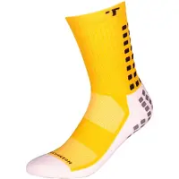 TruSox Gripsokken Mid Calf Cushion Geel