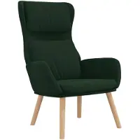 vidaXL Relaxstoel fluweel donkergoen