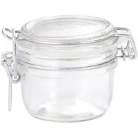 Bormioli Rocco Luchtdichte pot transparant glas 125 ml - Weckpotten