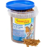 Kinlys Vogelvoer Emmer Gedroogde Meelwormen - 0,8 liter - Vogelbad Kopen - - 17630
