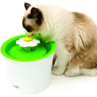 Catit Drinkfontein Bloem Senses - Kattendrinkbak - 3 l Wit Groen
