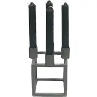 Vase the World Kandelaar Taltal | Medium | ivoor | L10 x B10 x H13 cm