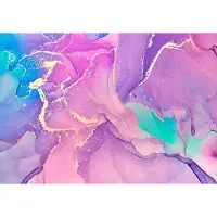 Consalnet Fotobehang - Vlies Behang - Paars en Roze Marmer - 416 x 290 cm