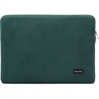 Bombata Universele Velvet Laptophoes Sleeve - 13 inch / 14 inch - Groen