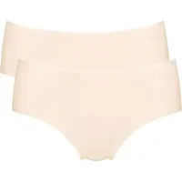 Sloggi Broek met boorden met ajourpatroon in een set van 2 stuks