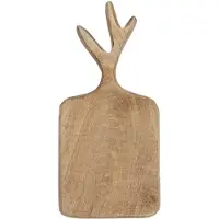 Clayre & Eef Bruine Decoratie snijplank 30*14*2 cm 6H2033