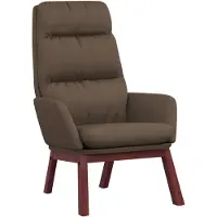 vidaXL Relaxstoel stof taupe
