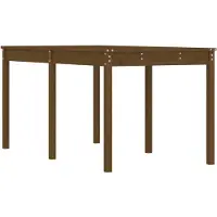 vidaXL Tuintafel 159,5x82,5x76 cm massief grenenhout honingbruin