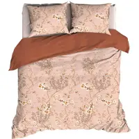 Satin d'or Dekbedovertrek Naoki Copper Satijn-200 x 200 / 220 cm | 2-Persoons