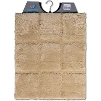 Wicotex bidetmat ruit taupe 50x60cm |