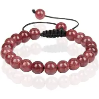 Memphis No.3 Dames Armband - 8mm Red