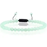 Memphis Fire Armband Natuursteen Kralen - Green Agate