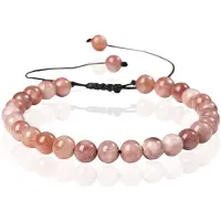 Memphis No.2 Natuursteen Armband Dames - 6mm Sunstone