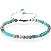 Memphis No.1 Armband - 4mm Shoushan Stone