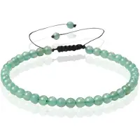 Memphis No.1 Armband - 4mm Groene Aventurijn