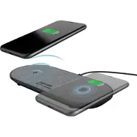 Hama QI-FC10 DUO Wireless Charger, black