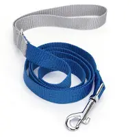 Nobleza Hondenriem 120 cm - Hondenlijn Polyester - Uitlaatriem - Leiband Hond - Blauw/Grijs