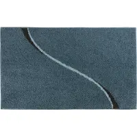 Casilin Badmat Antislip 70x120cm Carve - Waterabsorberende Badkamermat - Wasbaar en Sneldrogend - Voor Douche en Bad - Hoogpolig - Acryl - Rechthoek - Ocean