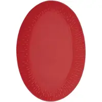Aida Confetti ovaal bord Chili, 25,5x36 cm