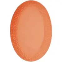 Aida - Life in colour Confetti ovaal bord Apricot, 25,5x36 cm