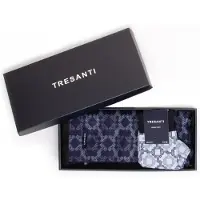Tresanti | BARD | Giftset met sjaal en sokken | Navy