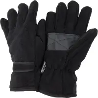 Floso Heren Thinsulate Thermisch Vlies Handschoenen Met Palmgrip (3M 40g) (Zwart)