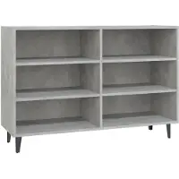 vidaXL Dressoir 103,5x35x70 cm spaanplaat betongrijs