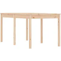 vidaXL Tuintafel 159,5x82,5x76 cm massief grenenhout