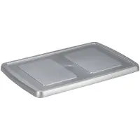 Sunware opslagbox deksel kunststof lichtgrijs 59 x 39 x 2,9 cm voor Nesta boxen 30 en 51 liter - Opbergbox