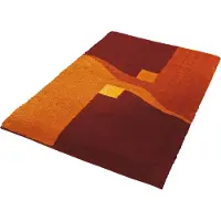 Erwin Müller Badmat Athene, antislip badmat, Terra maat 70x120 cm - comfortabele hoogpolige uitvoering, geschikt voor vloerverwarming (andere maten)