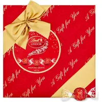 Lindt LINDOR Chocolade Cadeau melkchocolade bonbons 287 gram - Valentijn Cadeau - Chocolade Bonbons van LINDOR - Zacht smeltende melkchocolade - Kerstcadeau