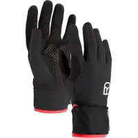 Ortovox - Women's Fleece Grid Cover Glove - Handschoenen S, zwart