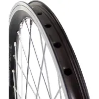 Roland voorwiel 26 x 1.75 vast alu v-profil zwart zink spk