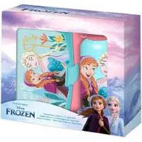 Kids Euroswan Lunchbox + aluminium drinkfles 500ml Frozen, Lunchpakketten, Veelkleurig